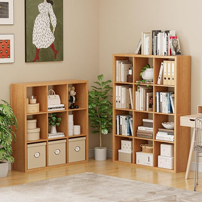 Cube Storage Organizer Bookcase, Decorative 11 inch Open Back Cubical Shelf - Image 5