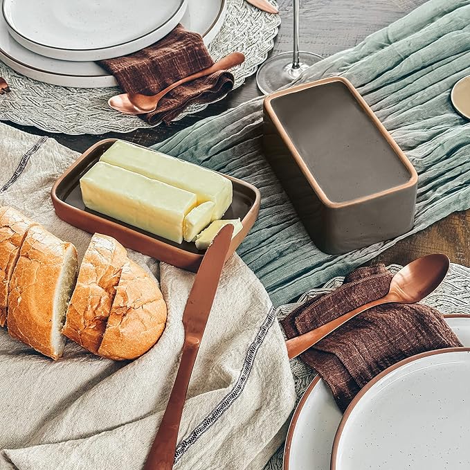 Mora Ceramic Two-in-One Butter Dish - Image 5