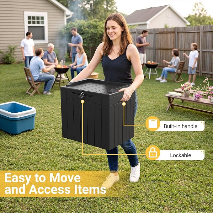 Greesum Outdoor Storage Box 31 Gallon Storage Box - Image 3