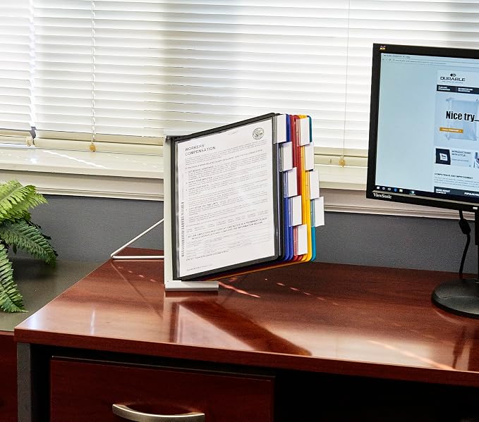 Durable Instaview20 Pocket Expandable Desktop Reference System - Image 11