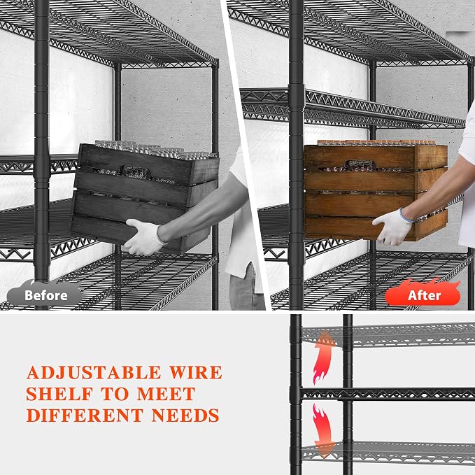 3200LBS Storage Shelves Wire Shelving - Image 8