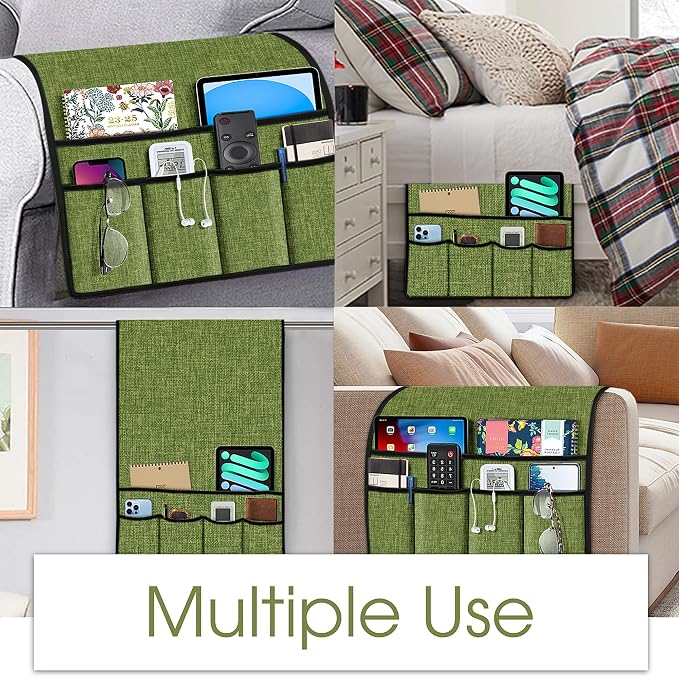 Joywell Armrest Organizer Remote Holder, Macaw Green | - Image 7
