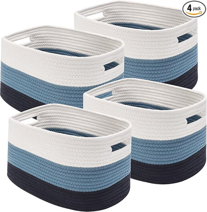 4 Pack Woven Storage Baskets for Organizing by Unknown