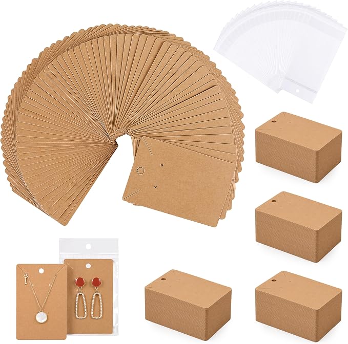 ovsor Works Great 500 Pcs Earring Display Cards by ovsor