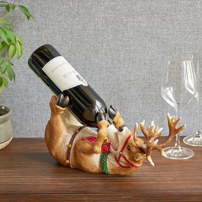 True Reindeer Polyresin Wine Bottle Holder - Image 5