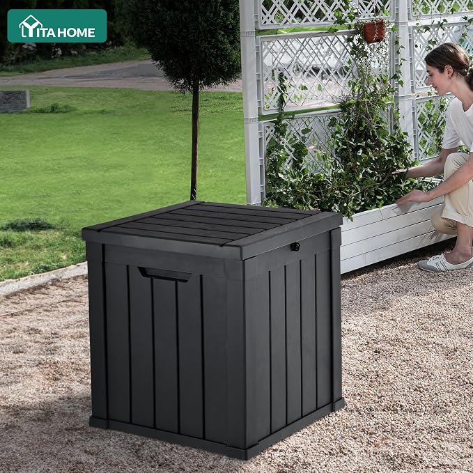 YITAHOME Deck Box, 51 Gallon Weatherproof Outdoor Storage Container - Image 2