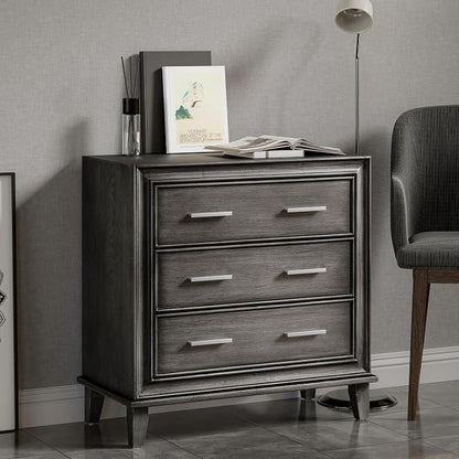 COZAYH Modern 3 Drawer Nightstand, Wood Dresser - Image 3