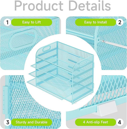 Cawukege 5 Tier Paper Organizer - Image 4