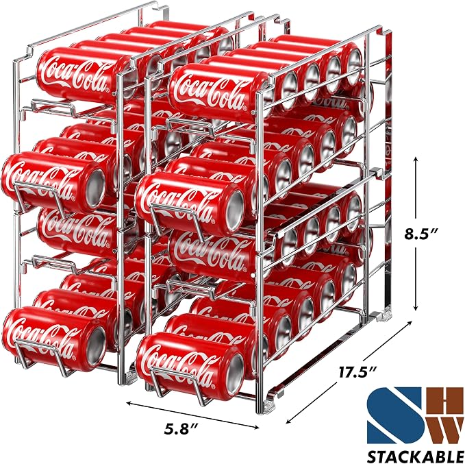 Simple Houseware Front Loading Can Dispenser, 4 Pack - Image 2