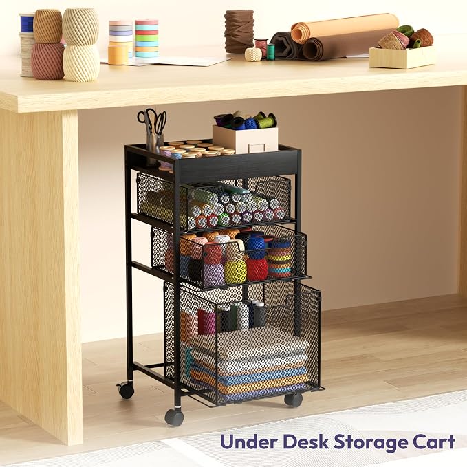 SWTYMIKI Rolling File Cart - Image 4