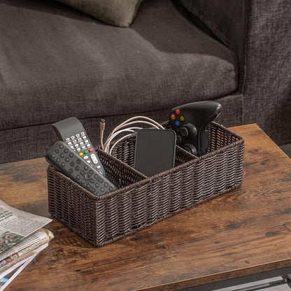 myHomeBody Wicker Basket With 3 Compartments, - Image 3