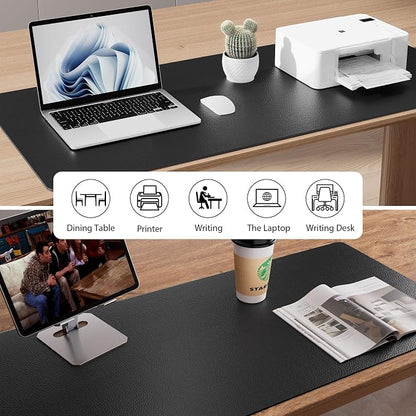 Aothia Non-Slip Waterproof PU Leather Desk Pad Protector - Image 5