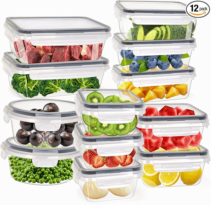 24Piece Food Storage Container by AGNDTXR