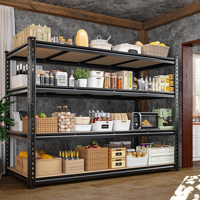 59.8"W Metal Shelving 59.8"H Storage Shelves 2200LBS Garage Shelving Adjustable - Image 8
