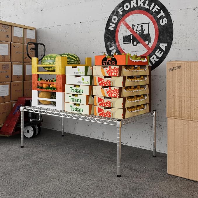 21" Deep x 42" Wide x 14" Height Wire Shelving Kit | 1-Tier | NSF Commercial - Image 5