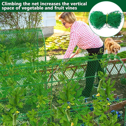 codree Cucumber Trellis for Raised Bed, 63 x 63 Inch U-Shape Garden Trellis for - Image 6