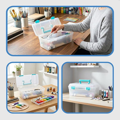 ArtBin 6937AG Essentials Lift-Out Tray Box, Portable Art & Craft Organizer - Image 8