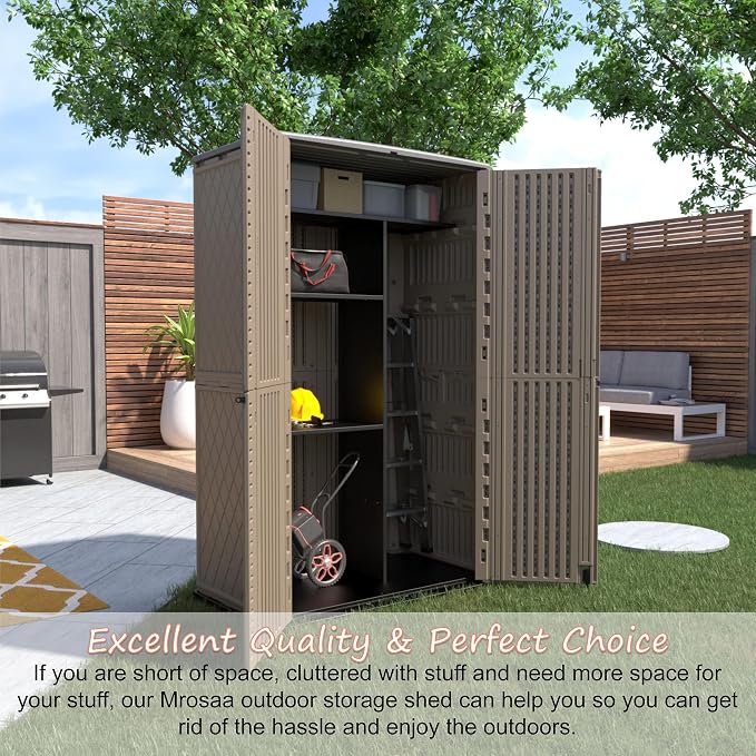 Sheds & Outdoor Storage, 52 Cu.ft Vertical Storage - Image 2