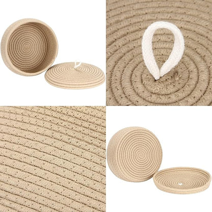 Sea Team Round Cotton Rope Storage Basket - Image 5