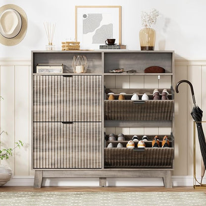 Shoe Cabinet Storage for Entryway - Image 7