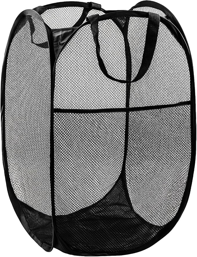 DUCOO Pop Up Laundry Hamper, 70L Collapsible Mesh Laundry Basket by Unknown