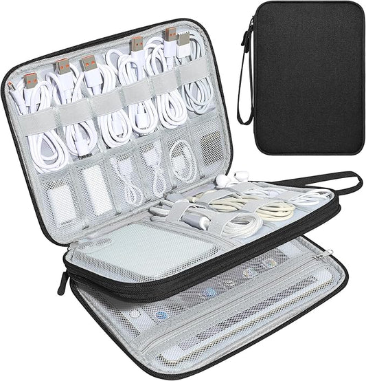 CILLA Electronics Organizer Travel, Travel Cord Organizer Case, Compact by CILLA