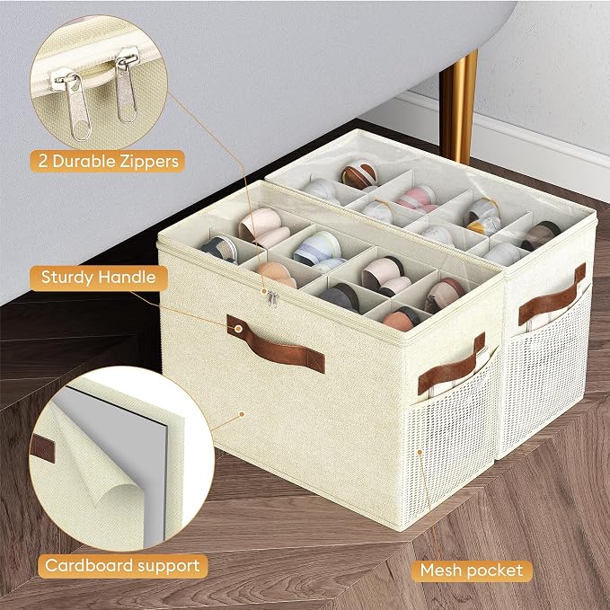 Budding Joy 2 Pack Shoe Organizer - Image 6
