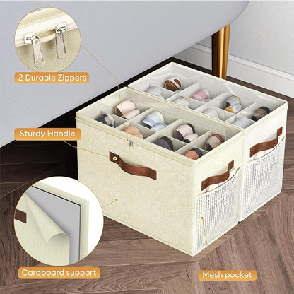Budding Joy 2 Pack Shoe Organizer - Image 6