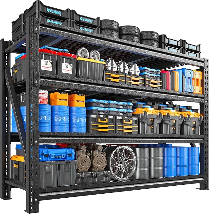 Romorgniz 5020LBS Heavy Duty Garage Shelving, 68.2" W Storage Shelves - Image 9