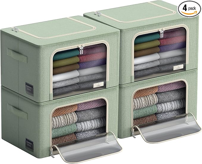 Sorbus Storage Bins with Metal Frame by Sorbus