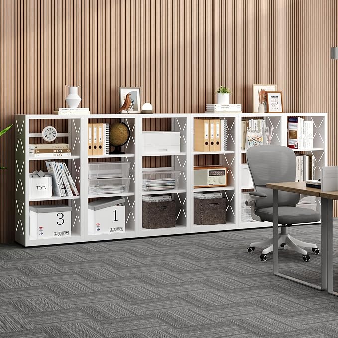 Narrow Bookshelf, 3 Tier Bookcase, Home Office Bookcase Shelf Storage Organizer - Image 8