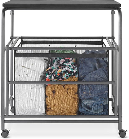 Whitmor Triple Laundry Sorter - Image 2