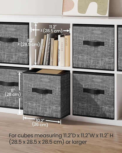 SONGMICS Storage Cubes, 11-Inch Non-Woven Fabric Bins - Image 3