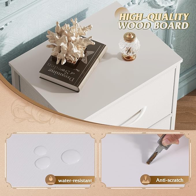WLIVE Rolling Dresser Nightstand - Image 8