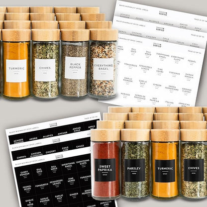 SAVVY & SORTED Glass Spice Jars - Image 5