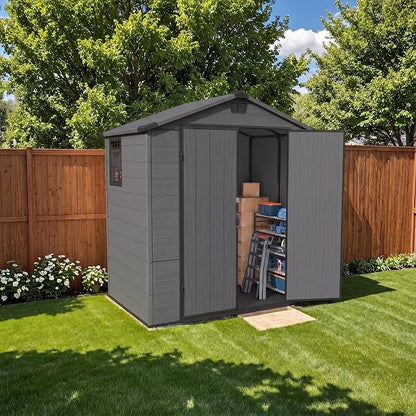 Patiowell 6X4 FT Plastic Outdoor Storage Shed - Image 8