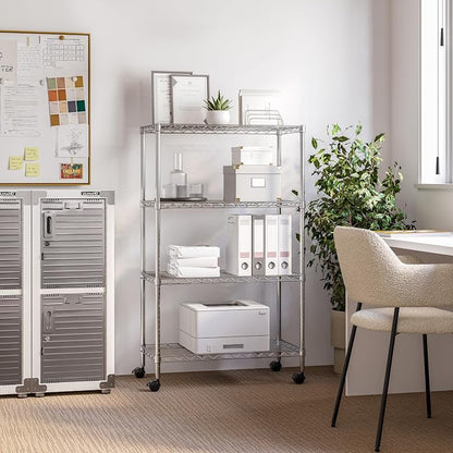 4-Tier Steel Wire Shelving - Image 2