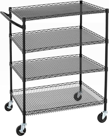 Finnhomy 4 Tier Heavy Duty Commercial Grade Rolling Cart by Finnhomy