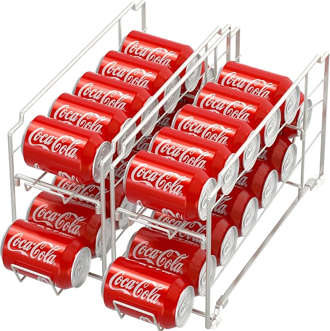 Simple Houseware Stackable Front Loading Beverage Can Dispenser Rack by SimpleHouseware