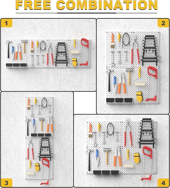 Ultrawall Metal Pegboard Panels, Pegboard Wall Organizer, Peg Boards - Image 4