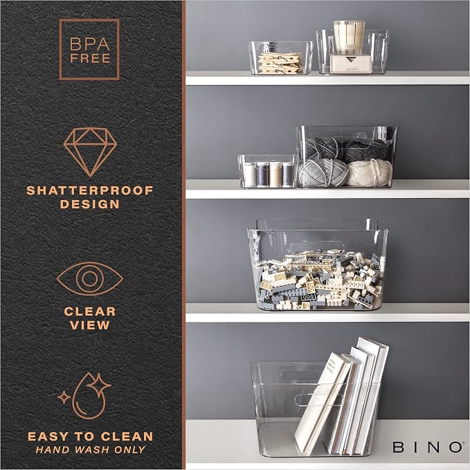 BINO | Plastic Storage Bins, Large - Image 7