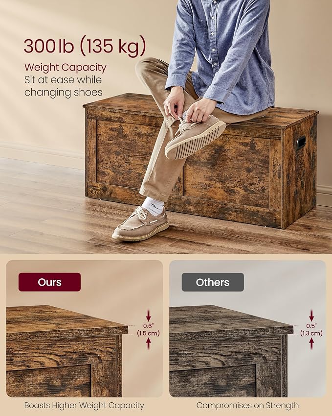 VASAGLE Storage Chest, Storage Trunk - Image 5