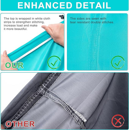 2 Pack XL Travel Laundry Bag, Machine Washable Dirty Clothes Organizer - Image 2