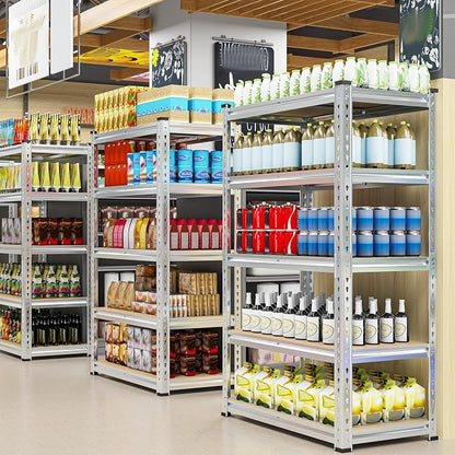 REIBII Garage Shelving, 5 Tier Storage Shelves Load 2020LBS, Adjustable Garage - Image 8