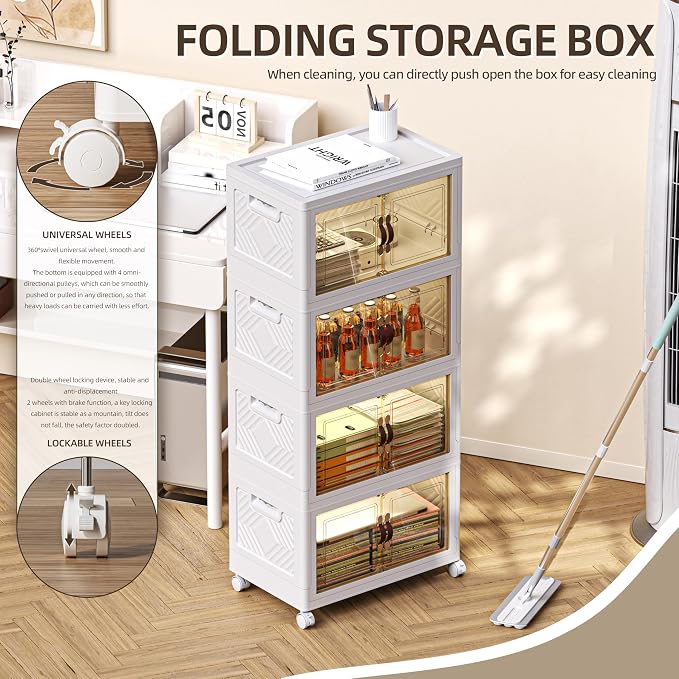 200 QT / 50 Gal Stackable Collapsible Storage Bins - Image 6