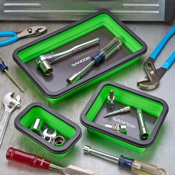 Collapsible Magnetic Parts Tray Set - Image 5