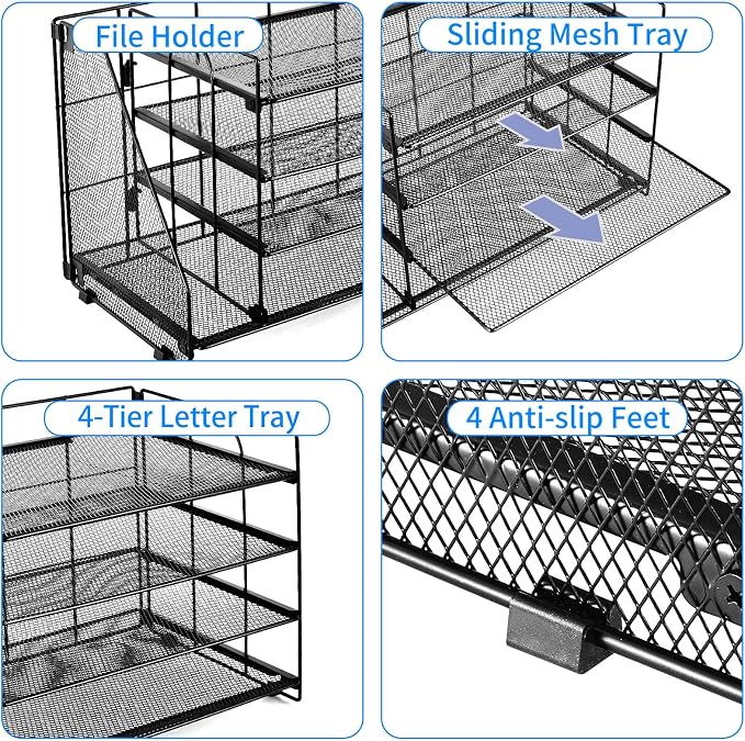 OPNICE 4-Tier Paper Organizer - Image 7