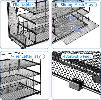 OPNICE 4-Tier Paper Organizer - Image 7