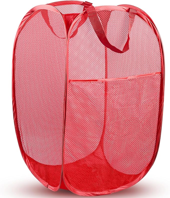 DUCOO Pop Up Laundry Hamper, 70L Collapsible Mesh Laundry Basket by Unknown