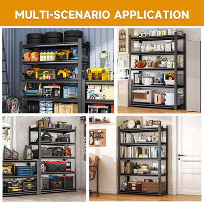 Metal Shelving, Garage Shelving Unit and Storage, Adjustable Storage Shelves - Image 8